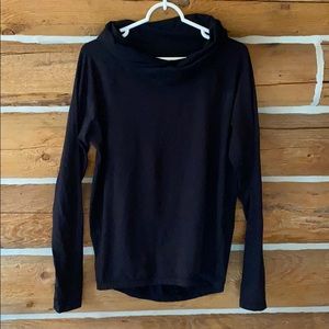 Black Lululemon pullover size 8